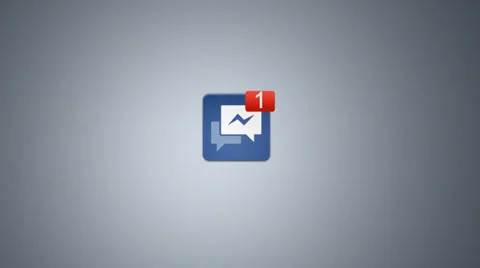 Receiving 10 facebook messages Stock Footage 39477298