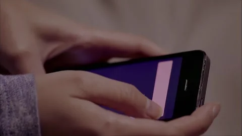 Receiving a call from a contact while the phone is switched off Stock Footage 265538537