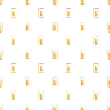 Receiving digital coins on phone screen seamless pattern イラスト素材