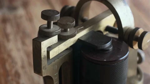 Receiving a message in morse code Stock Footage 143778747