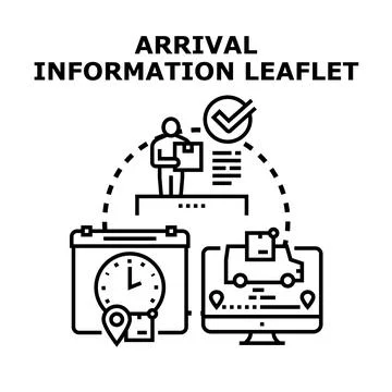 Receiving package delivery, tracking information, and scheduling Illustration