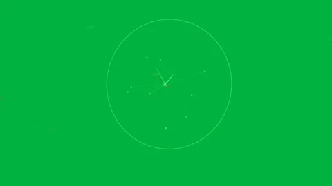 Receiving sensor updates, transparent radar plot adjusting vectors and tips, Video stock 334118442