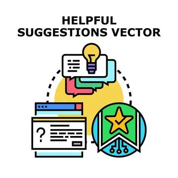 Receiving thoughtful customer support and creative solution ideas 库存插图