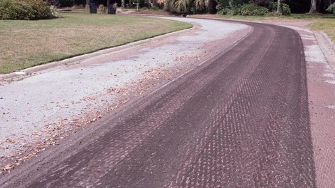 Recently milled road surface Stock-Footage 127648776