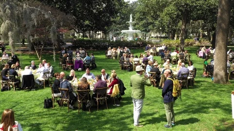 Reception at Forsyth 库存影片 104526227