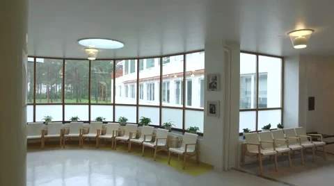 Reception hall in Paimio Sanatorium Vidéo 67561597