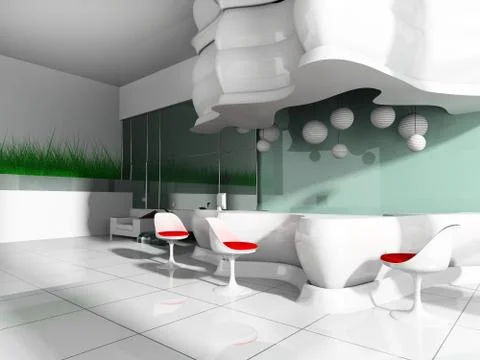 Reception in hotel Stock Illustration