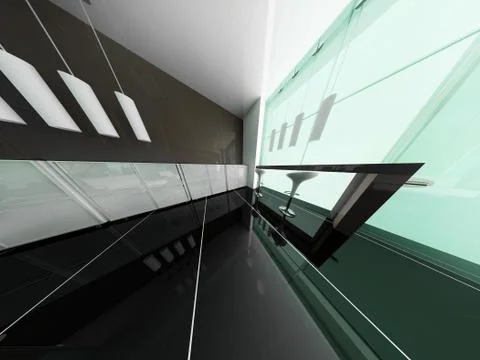 Reception in hotel Stock Illustration