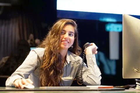 Reception in the hotel Stock Photos