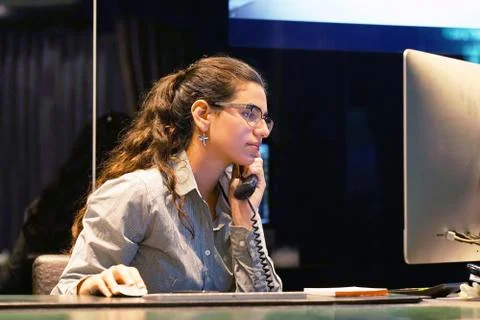 Reception in the hotel Stock Photos