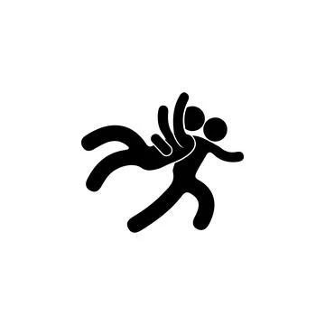 Reception in judo icon. Elements of fighting icon. Premium quality graphic Stock Illustration