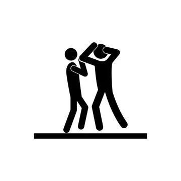 Reception in judo icon. Elements of fighting icon. Premium quality graphic Stock Illustration