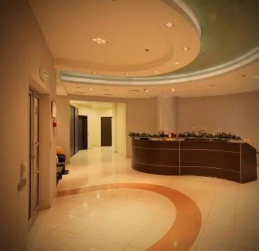 Reception office Foto stock