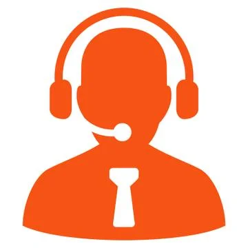 Reception operator icon Stock Illustration