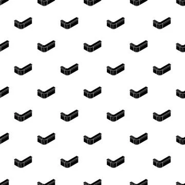 Reception table pattern seamless Stock Illustration
