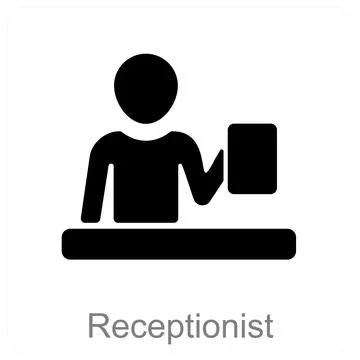Receptionist Stock Illustration