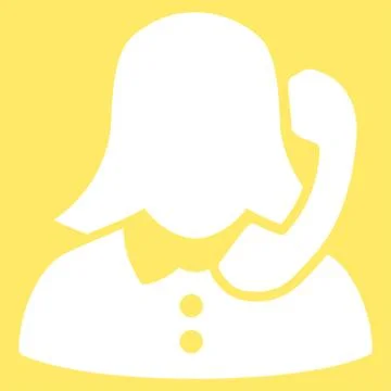Receptionist Vector Icon Stock Illustration