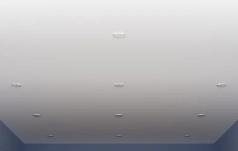 Recessed ceiling lights Stock Illustration