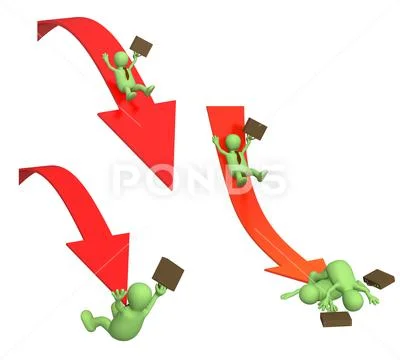 Recession and unemployment concept Stock Illustration