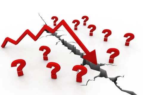 Recession Concept Stock Illustration