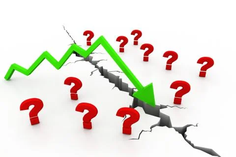 Recession Concept Stock Illustration