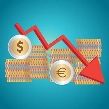 Recession concept Stock Illustration