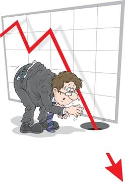 Recession Stock Illustration