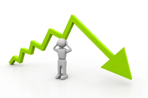 Recession Stock Illustration