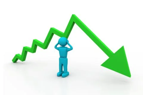 Recession Stock Illustration