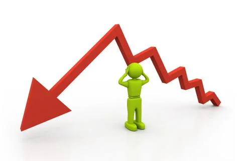 Recession Stock Illustration