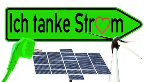Recharge electricity Stock-Fotos