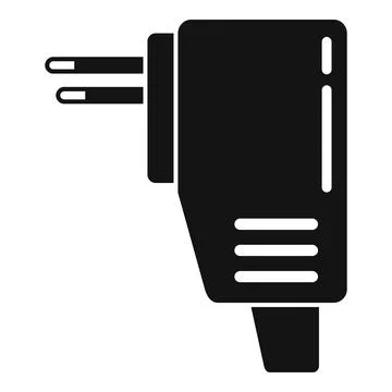 Recharge mobile icon simple . Phone charger Stock Illustration