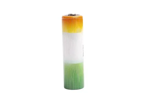 Rechargeable Battery AAA size isolated on white. Stock Photos