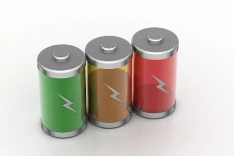 Rechargeable battery cell Stock Illustration