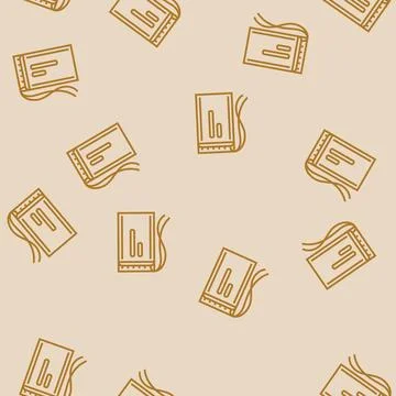 Rechargeable battery line seamless pattern 스톡 일러스트