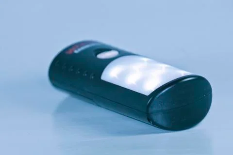 Rechargeable torch with led lights Stock Photos