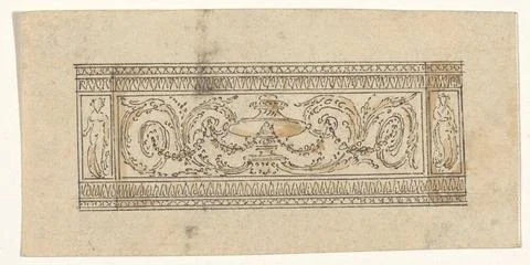 Rechthoekige snuifdoos.Front view of a rectangular snuff box with beveled ... Stock Photos