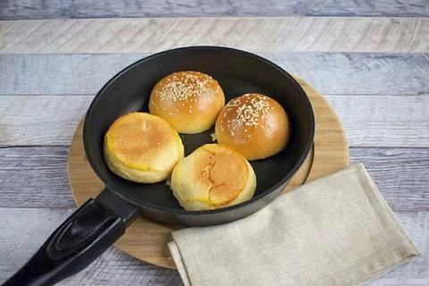 Recipe - Beef Burger Stock Photos