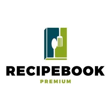 Recipe Book Icon Vector Logo Template Illustration Design Stock Illustration