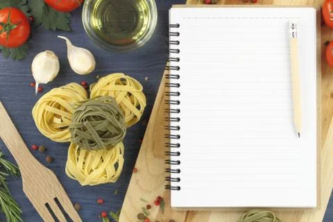 Recipe book 스톡 사진