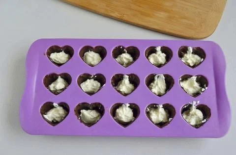 Recipe - Chocolate Cheesecake Candy5 Stock Photos