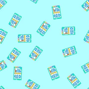 Recipe creation restaurant chef vector seamless pattern Stock Illustration