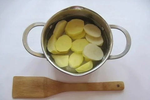 Recipe - Potato Churros Stock Photos