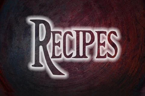 Recipes concept Stock Illustration