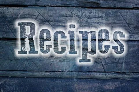 Recipes concept Stock Illustration