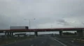 Reckless car driving in the rain. Slippery road conditions, risk of accident HD Footage