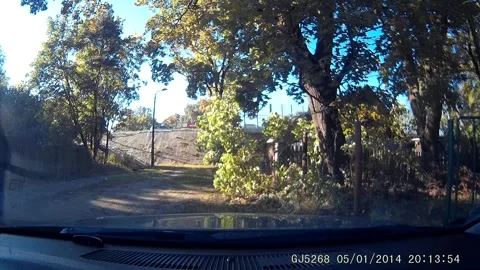 Reckless Driver Runs Red Light And Causes Crash - 01 Jan 1970 Video stock 205373570