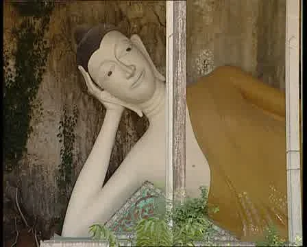 Reclining buddha Stock Footage 11209136