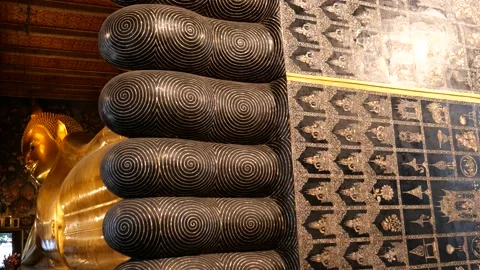 Reclining Buddha Stock Footage 178996288