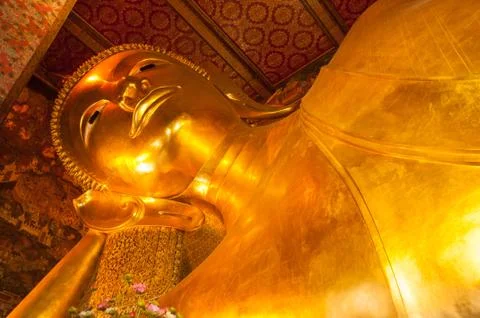Reclining Buddha image Fotos de archivo